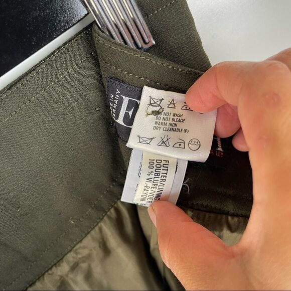 ESCADA by Margaretha Ley Pencil SKIRT 34 US 4 100% New Wool - Picture 5 of 8